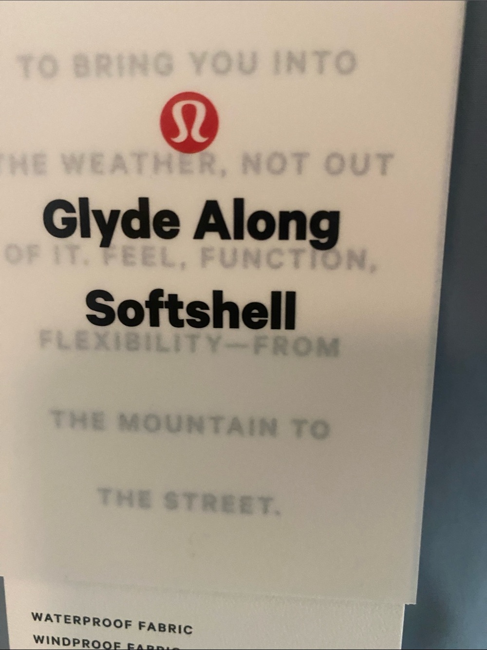 lululemon athletica Glyde Along Softshell Jacket in Light Blue - Picture 2 of 7